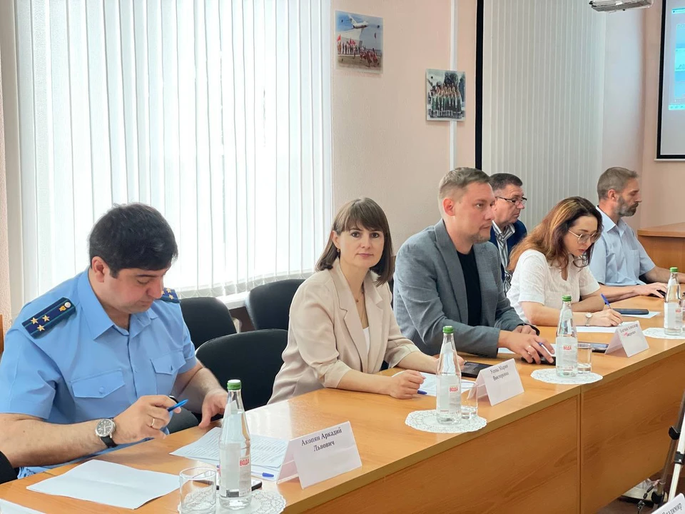 Мария Усова в ходе выездного совещания 16.06.23