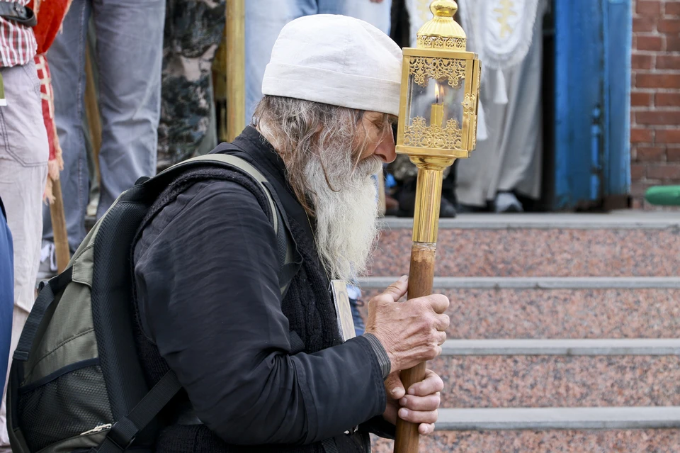 По традиции шествие возглавит схимонах Иоанн, который в конце прошлого года отметил 80-летний юбилей