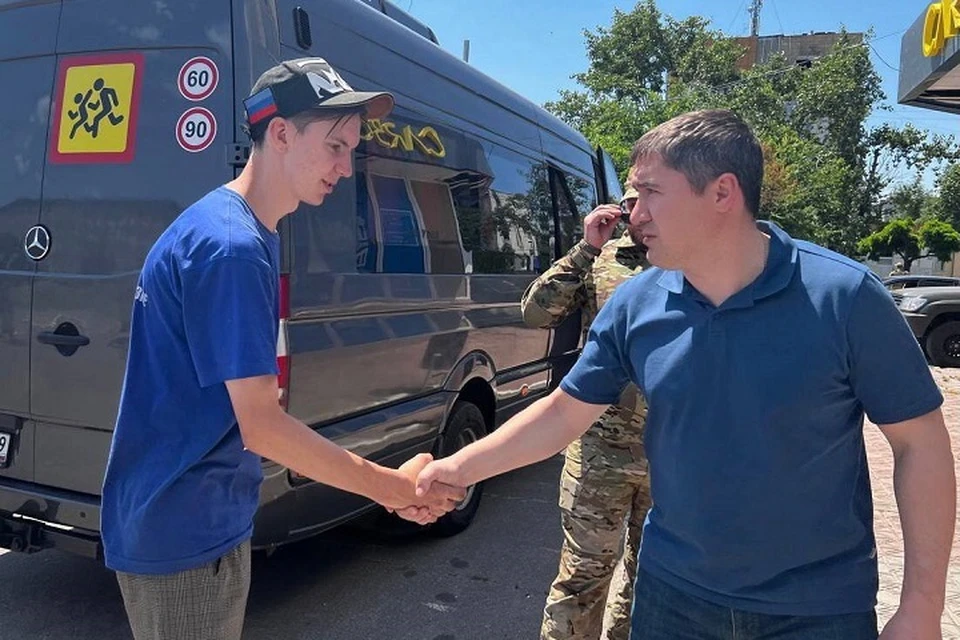 В Северодонецк привезли новую спецтехнику из Пермского края. Фото - Telegram-канал Дмитрия Махонина