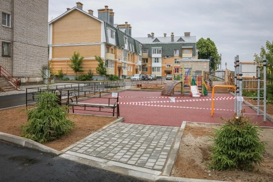 В Рыбинске начали сдавать первые благоустроенные дворы