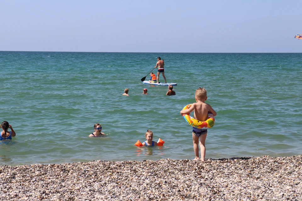 Вода в Черном море прогрелась до +23…+24°.