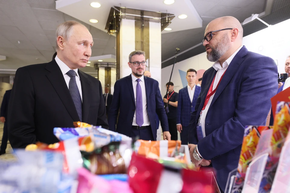 Владимир Путин приехал на форум «Сильные идеи для нового времени». Фото: Гавриил Григоров/ТАСС