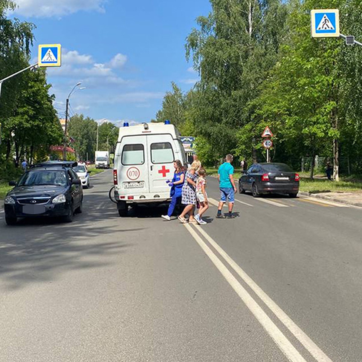 В Конаково водитель на 