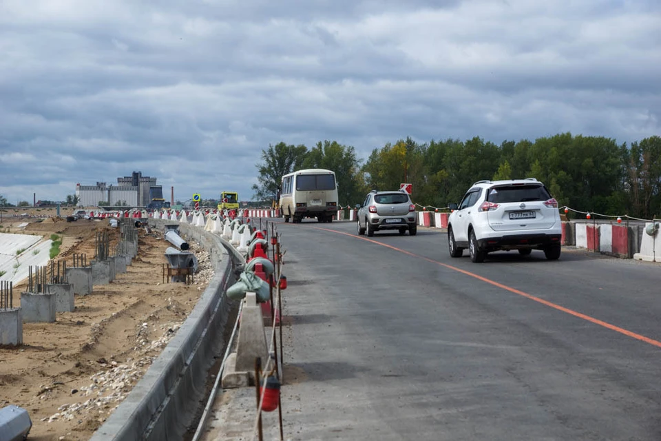 Ограничения вводят из-за работ на Самарском мосту