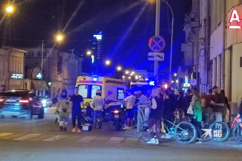 В центре Екатеринбурга произошла авария