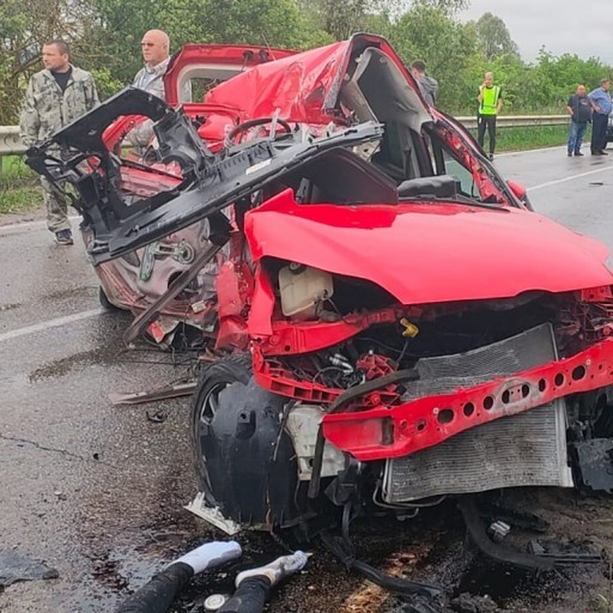 В ДТП на трассе в Ельниковском районе Мордовии погибла 37-летняя женщина -  KP.RU