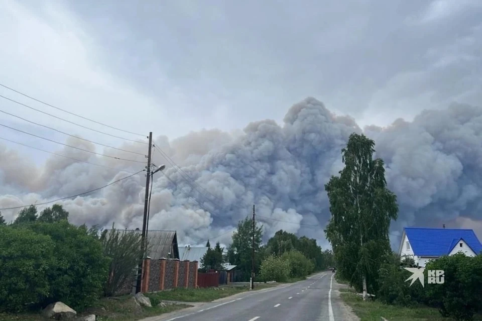 Из села эвакуировали 290 человек. Фото: читатель «КП-Екатеринбург»