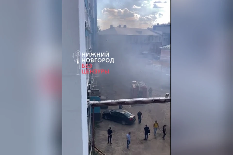 Создалось сильное задымление. Фото: "Нижний Новгород Без цензуры".