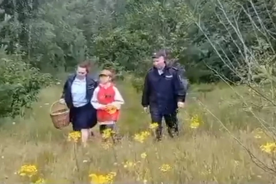 Юный грибник из Костромской области потерялся в лесу. ФОТО: группа "Полиция 37" ВКонтакте