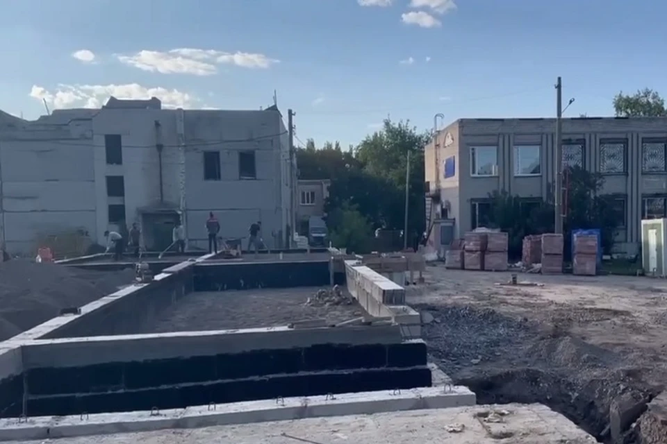 Строительство МФЦ В Волновахе. Фото: Департамент строительства и жилищной политики ЯНАО