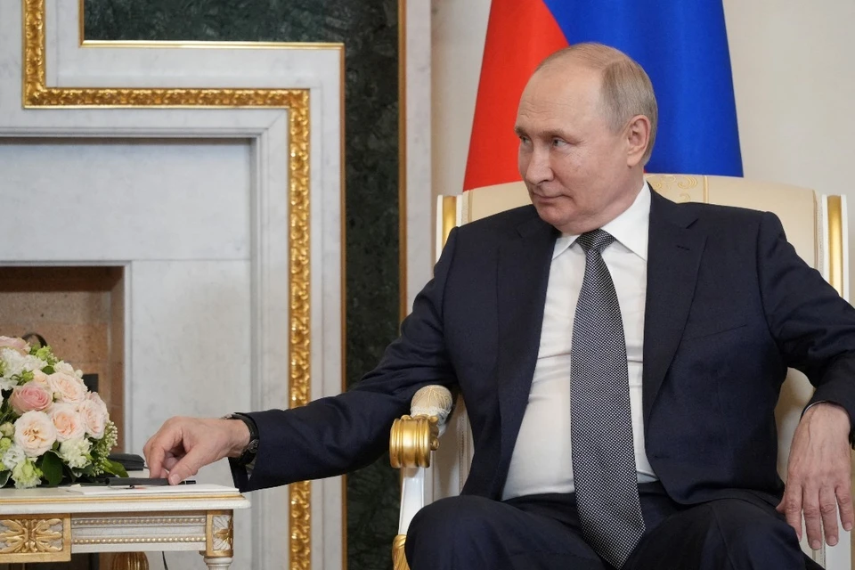 Владимир Путин на саммите Россия - Африка