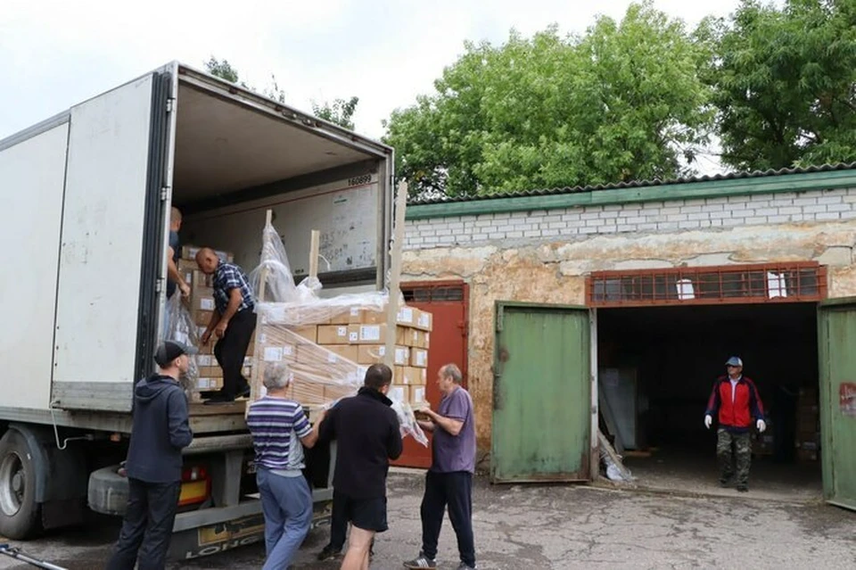Удмуртия направила в Лугутинский район фуру с лекарствами. Фото: телеграм-канал главы администрации Лугутинского района