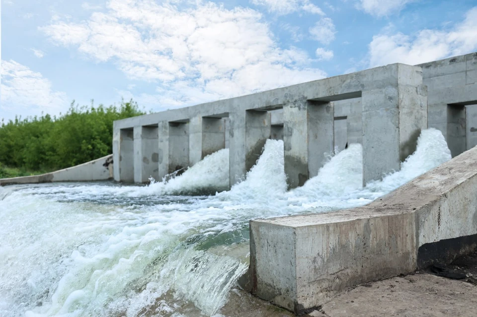 Две ветви трубопровода водовода из реки Дон уже запущены в работу. Фото: ВСК Минобороны РФ