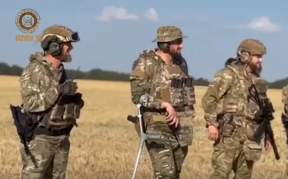 Чеченский батальон нанес удар по позициям ВСУ рядом с Белгородской областью.