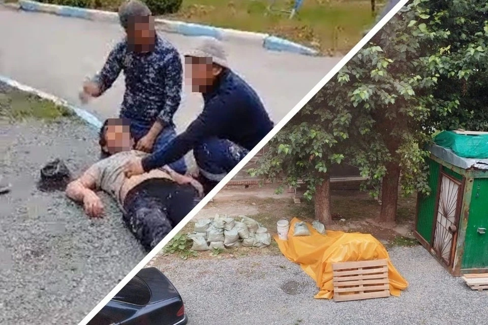 В полиции прокомментировали конфликт мигрантов-строителей с местными жителями. Фото: предоставлено местными жителями.