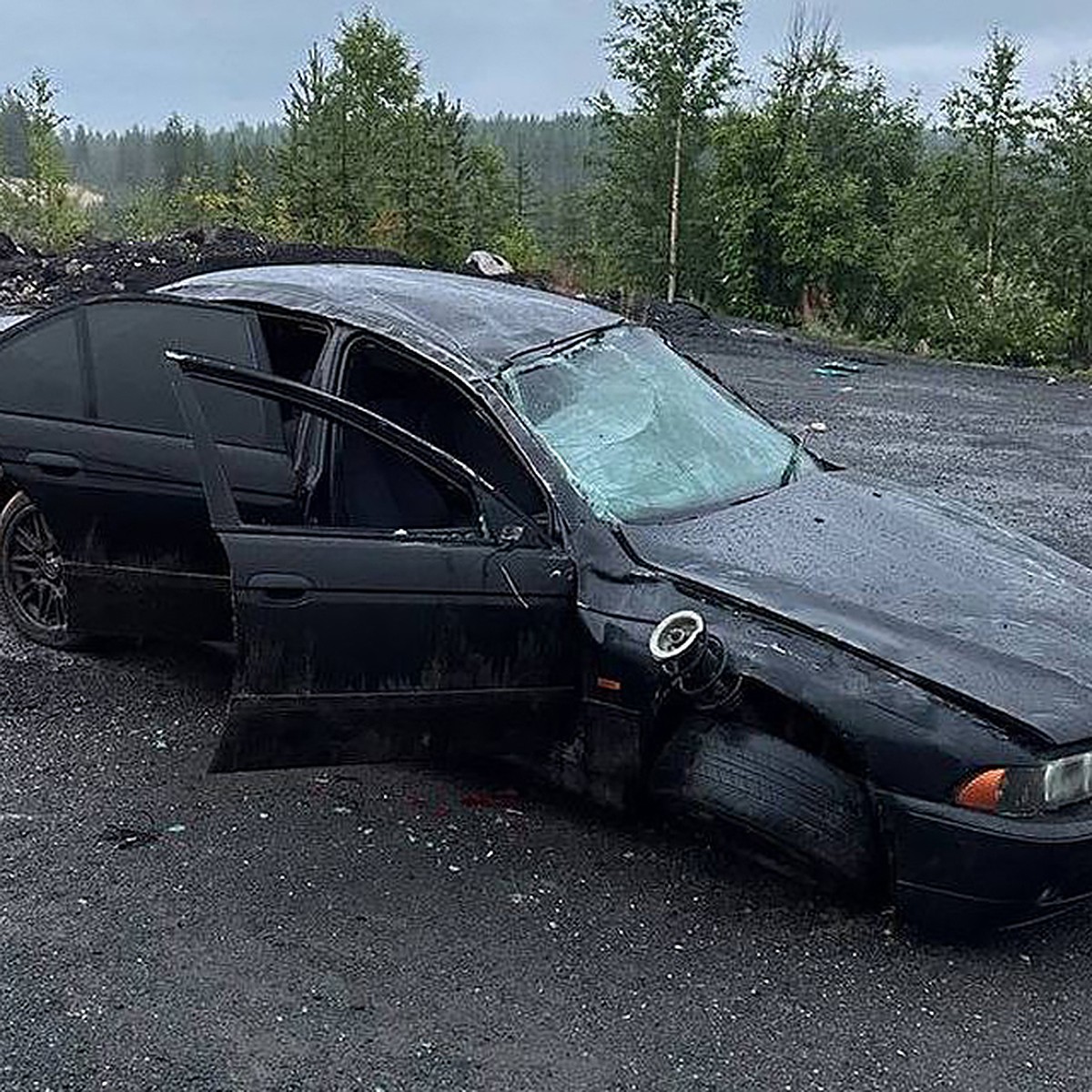 Под Апатитами водитель BMW во время аварии вылетел из машины и погиб - KP.RU