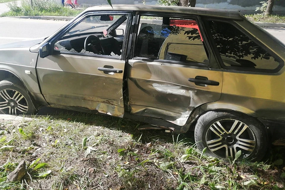В ДТП пострадал водитель ВАЗа Фото: УГИБДД России по Тверской области