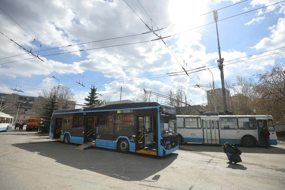 В Новосибирск привезут 22-й низкопольный троллейбус.