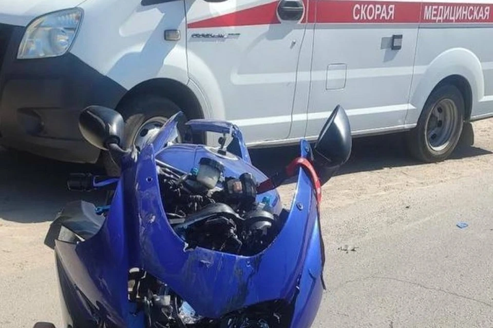 Авария произошла на улице 38-й Стрелковой Дивизии. Фото: отдел пропаганды УГИБДД России по РО