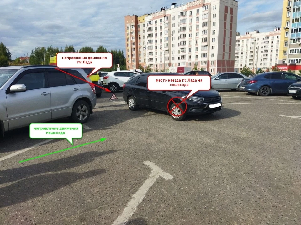 В Костроме 13-летний подросток попал под колёса автомобиля. Фото: пресс-служба УГИБДД УМВД России по Костромской области