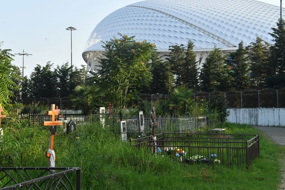 Кладбище в олимпийском парке
