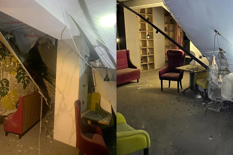 В прокуратуре показали видео с места обрушения крыши в кафе «Солнечный день» в Искитиме. Фото: прокуратура НСО