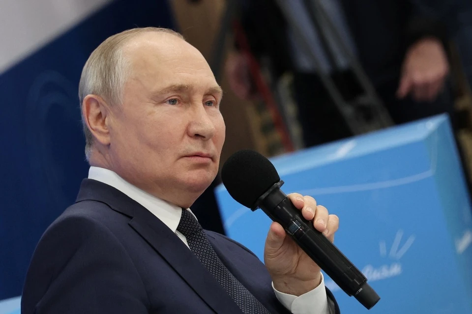 Владимир Путин в Солнечногорске 1 сентября