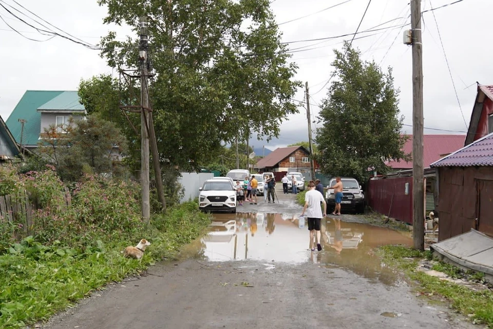 В Южно-Сахалинске за сутки выпала месячная норма осадков. Фото: правительство Сахалинской области