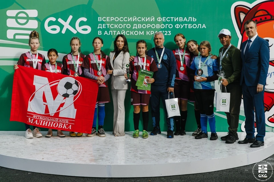 Томскую область представляла команда футболисток из сел Малиновка и Курлек