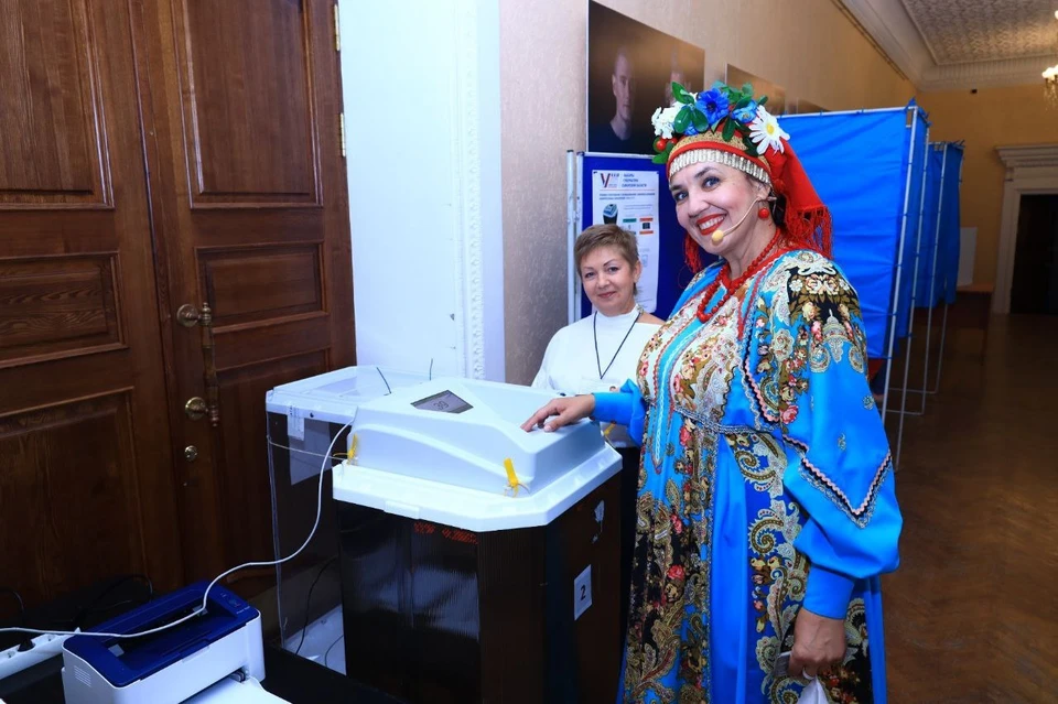 Самарцы дружно голосуют на выборах