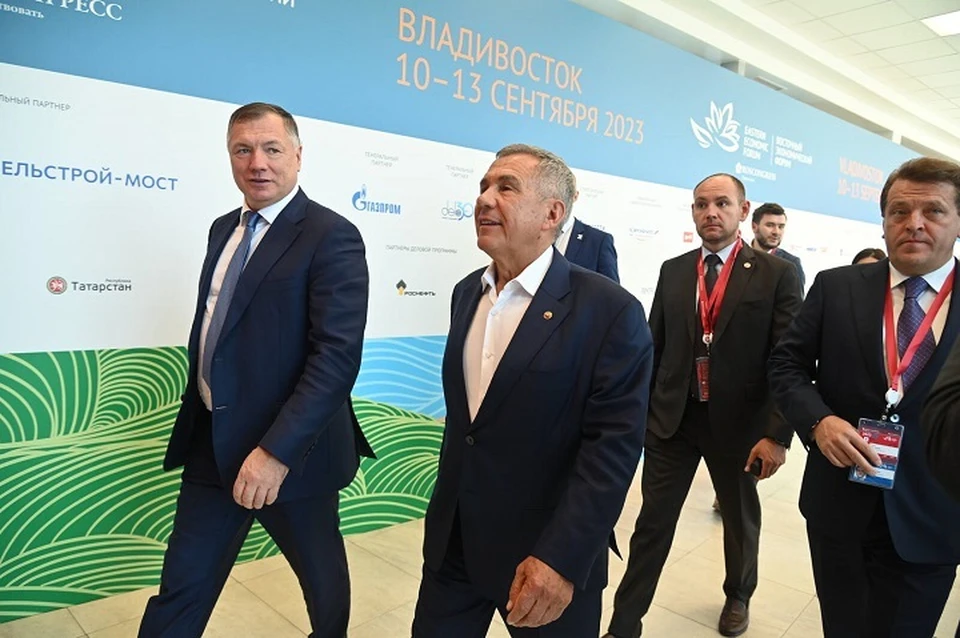 Встреча произошла во Владивостоке на полях Восточного экономического форума. Фото: rais.tatarstan.ru