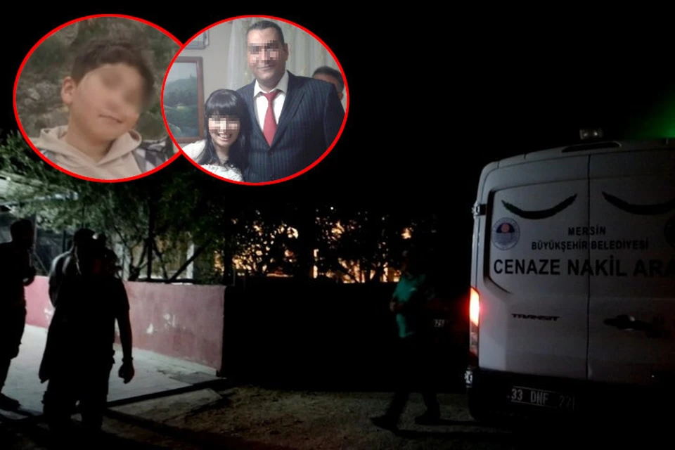 Мальчика убили в ночь на 8 сентября. На фото: место происшествия, снимок мальчика и его родителей