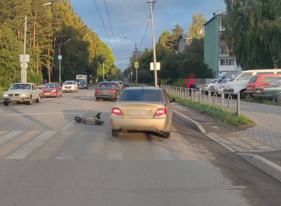 ДТП произошло примерно в 18.00 на улице Ивана Черных, 123