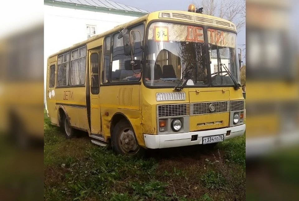 В школе под Переславлем автобус есть, а водителей нет. ФОТО: страница Ильи Павлина ВКонтакте