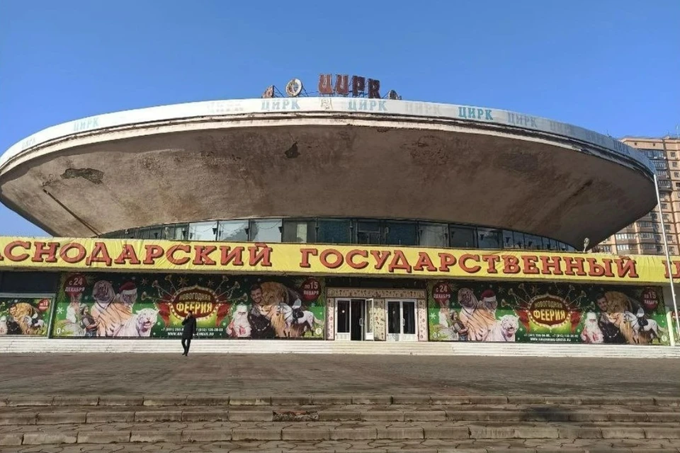 Краснодарский цирк закрыли на реконструкцию в январе 2023 года Фото: t.me/minkovaanna23