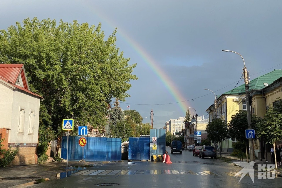 Улица Радищева в Рязани, справа дом №69.