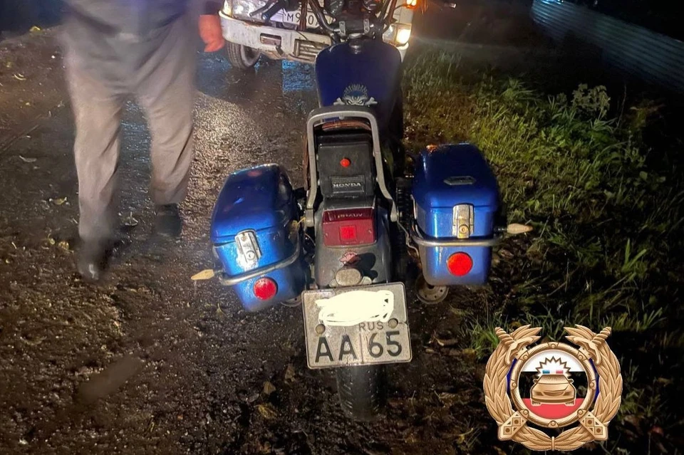 ДТП в Анивском районе 19 сентября. Фото: Telegram-канал «УГИБДД Сахалинской области»