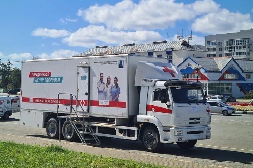 Сделать прививку можно даже в мобильном комплексе. Фото: министерство здравоохранения Сахалинской области