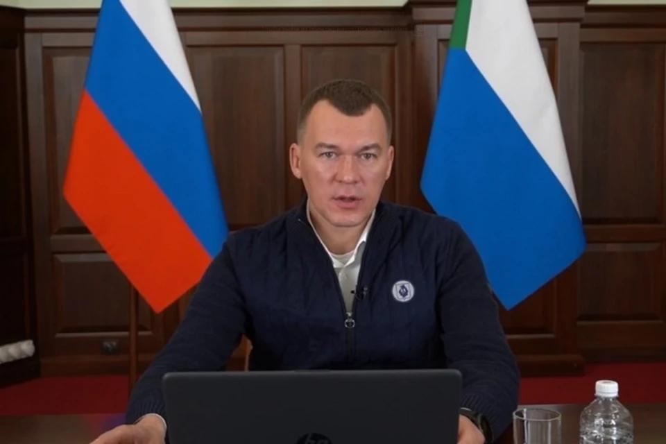 Михаил Дегтярев: Мастер-план Хабаровска понравился президенту. Фото: скриншот с видео.