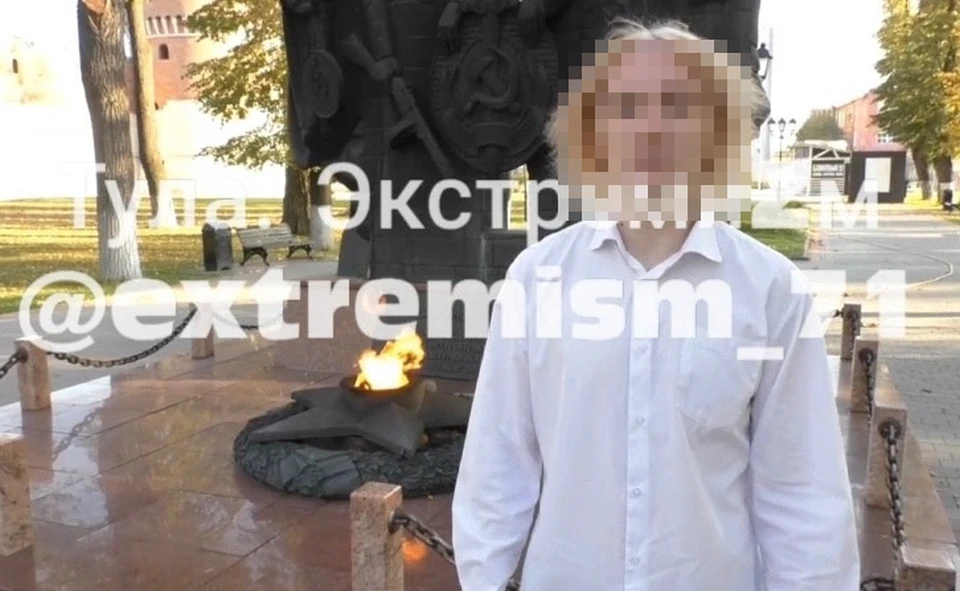 В Туле силовики задержали подростка, который прикурил сигарету от Вечного огня