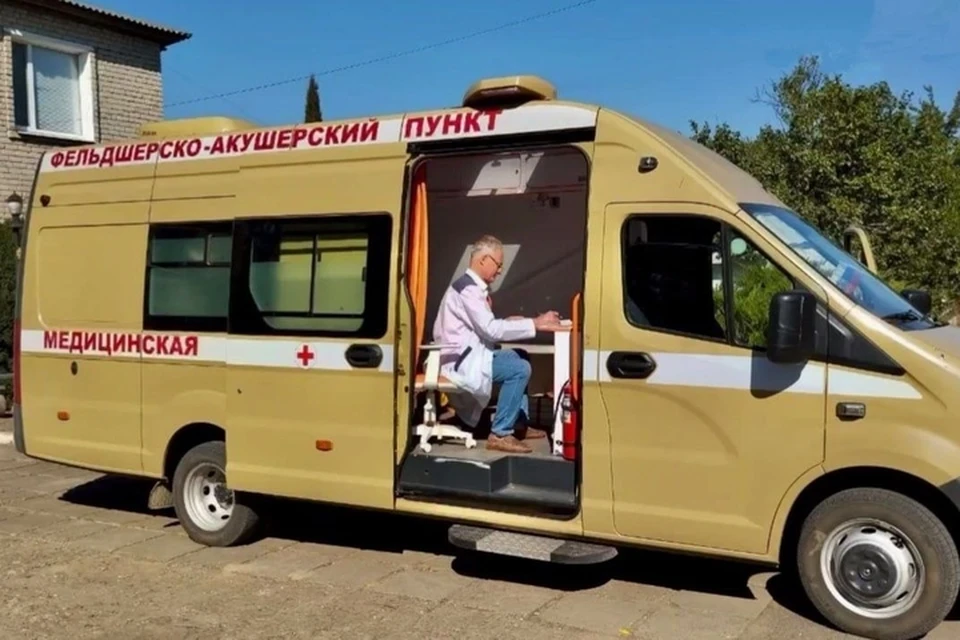 Местных жителей принимают акушер-гинеколог и терапевт Горностаевской центральной районной больницы. ФОТО: скриншот из видео минздрава Херсонской области