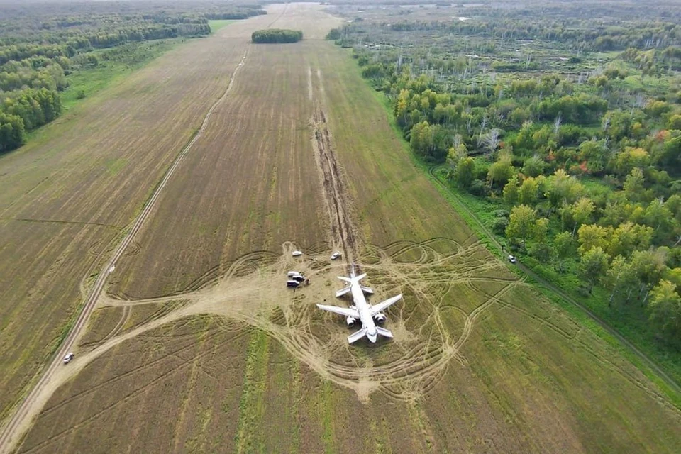 Пилот 1 класса считает, что аварийно севший под Новосибирском самолет будут разбирать. Фото: предоставлено пресс-службой «Уральских авиалиний»