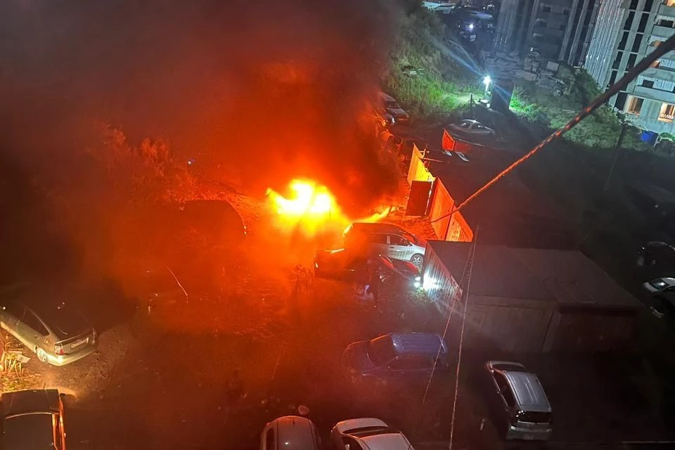 Пожар случился глубокой ночью