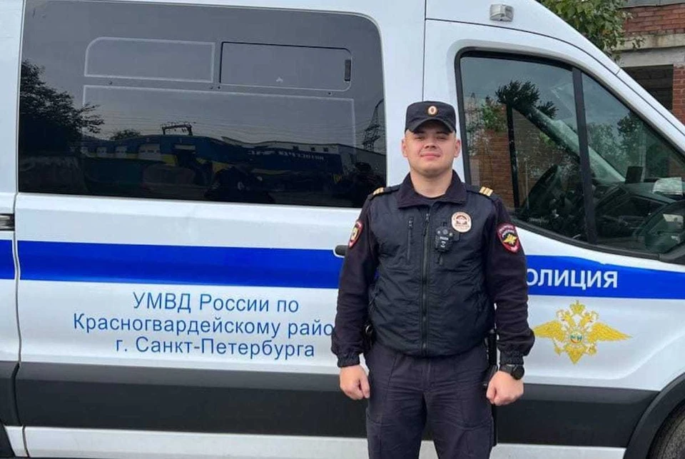 Благодаря сержанту полиции Евгения Павленко удалось спасти девушку. Фото: ГУ МВД по СПБ и ЛО