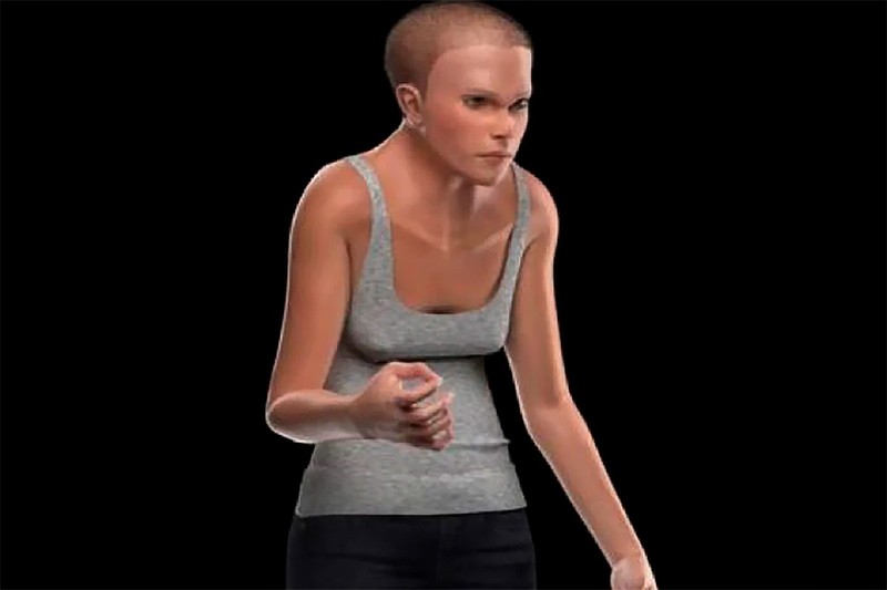 Ученые создали 3D-модель нашего потомка, девушки Минди, живущей в ХХХ веке.