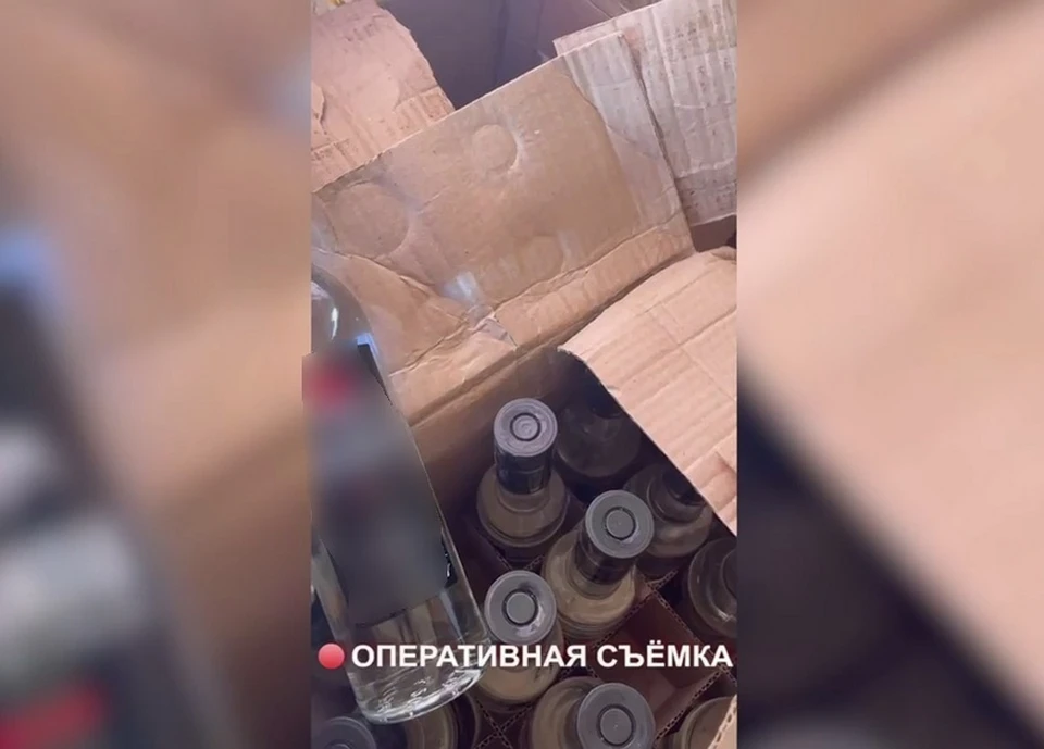 В липецком киоске нашли 40 немаркированных бутылок алкоголя
