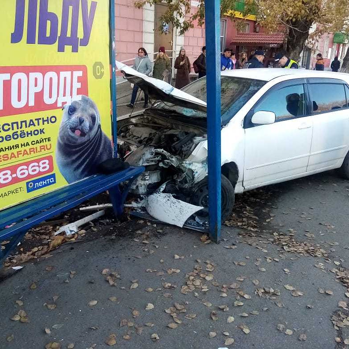 Пятерых женщин увезли в больницу после ДТП на остановке в Барнауле - KP.RU