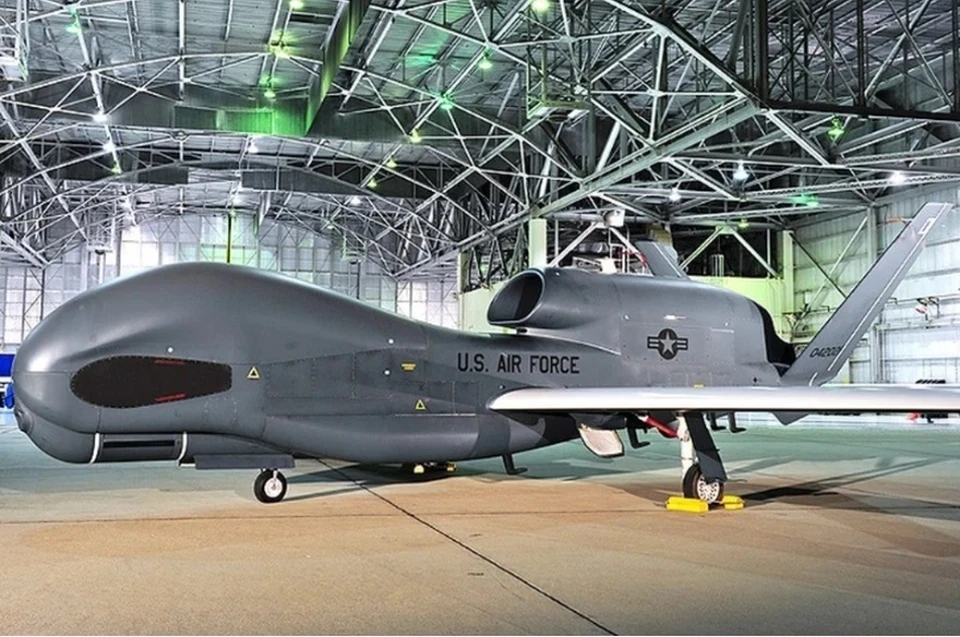 Дрон Global Hawk при приближении Су-27 резко повернул назад над Черным морем ФОТО Alan Radecki/northropgrumman.com