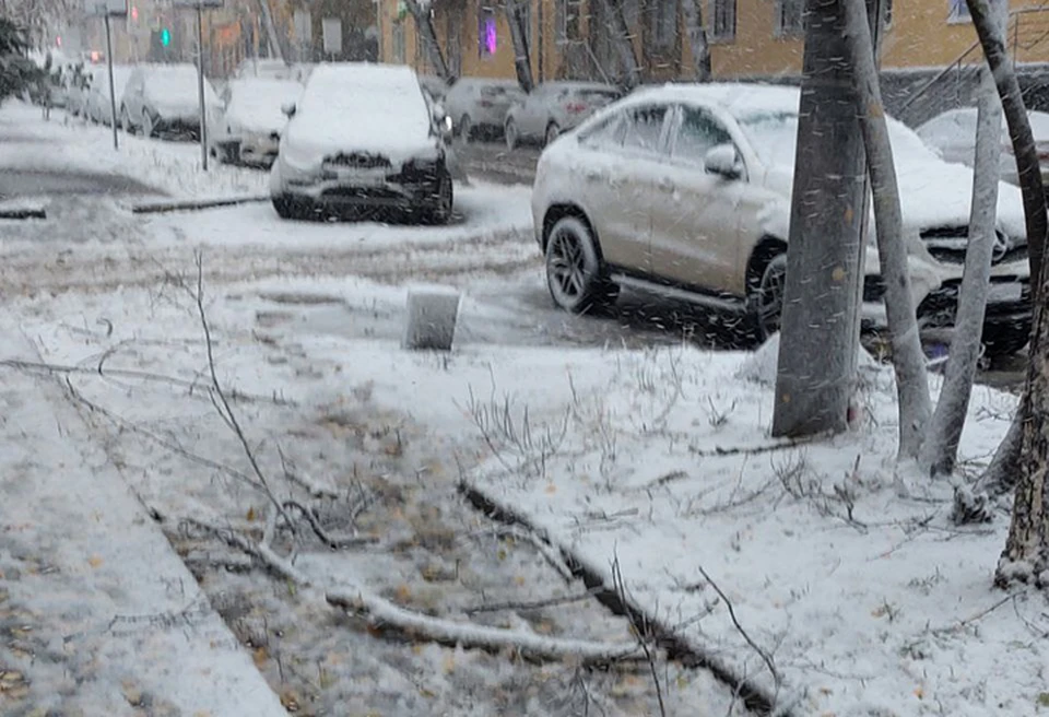 Несколько базовых телефонных станций отключились в Нижегородской области из-за снегопада. ФОТО: Елена Орленко.