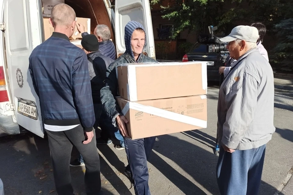В Бердянск доставили гуманитарную помощь от неравнодушных жителей Самарской области. ФОТО: тг-канал ВГА Бердянска